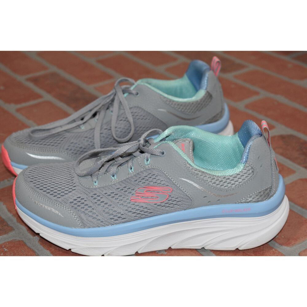 Skechers D Lux Women Size 11 UK 8 EUR 41 Walker-Infinite Motion Gray Blue 149023